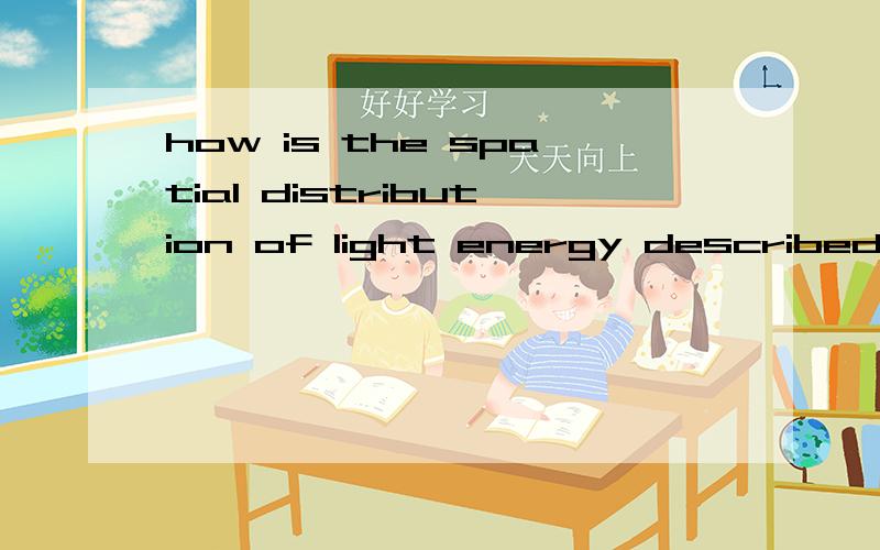 how is the spatial distribution of light energy described?how is reflection from a surface characterized?